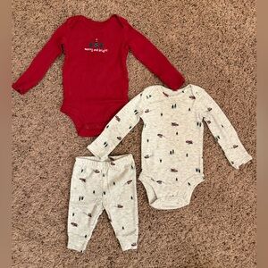 Carter’s Baby Boy Christmas Outfit Set